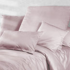 Mako Satin Bettwäsche - Pure Label - Soft Rosa - 155x220 + 40x80cm