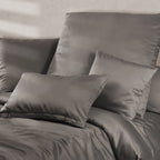 Mako Satin Bettwäsche - Pure Label - Taupe - 135x200 + 80x80cm