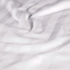 Mako Satin Kissenbezug Damast Streifen - Pure Label - Anthrazit - 80x80cm