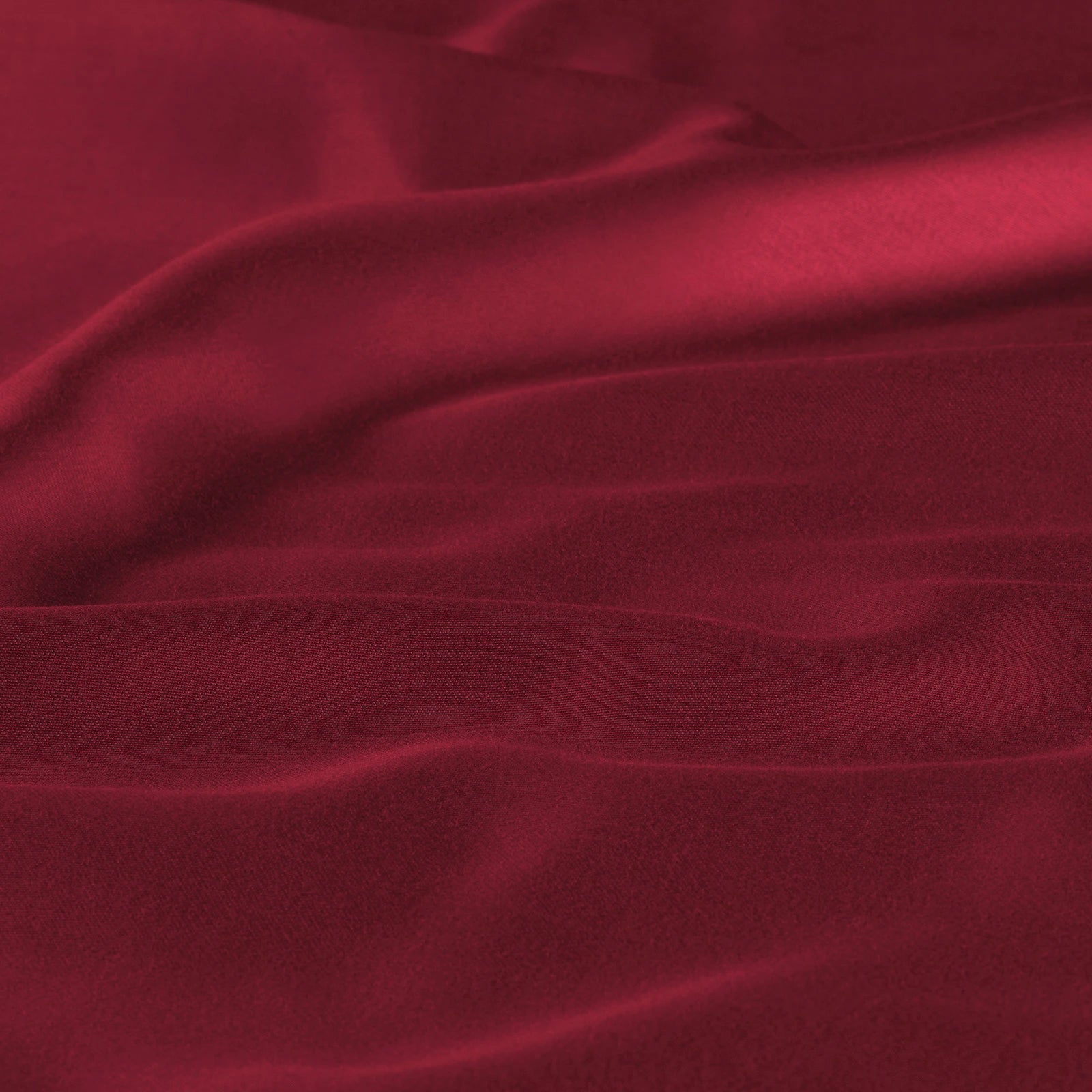 Mako Satin Bettwäsche - Pure Label - Aurora Rot - 135x200 + 40x80cm