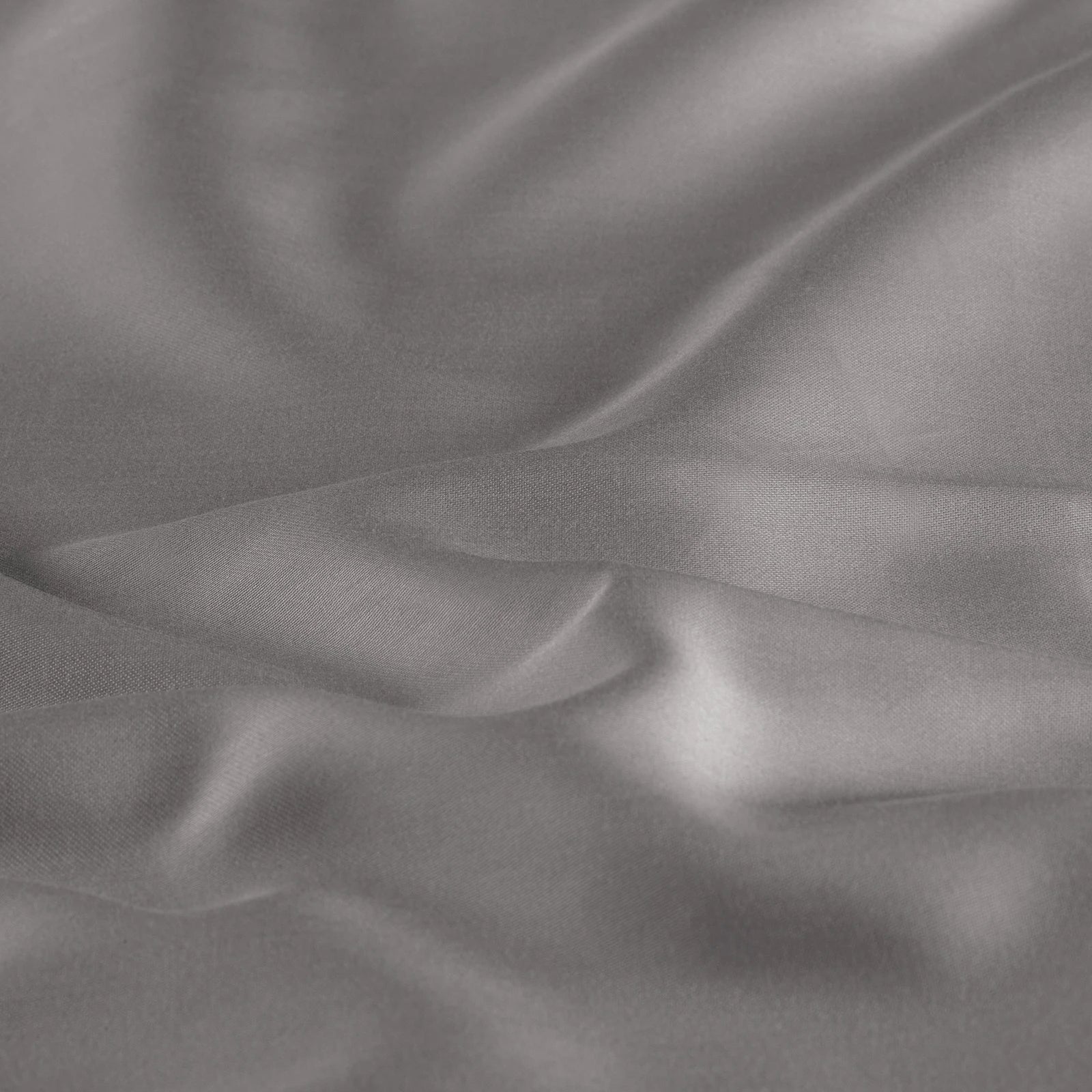 Mako Satin Bettwäsche - Pure Label - Hellgrau - 135x200 + 40x80cm