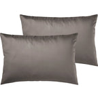 Satin Kopfkissen - Pure Label - Taupe - 2er Set 40x60cm