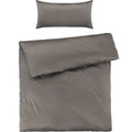 Mako Satin Bettwäsche - Pure Label - Taupe - 135x200 + 40x80cm