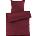 Mako Satin Bettwäsche - Pure Label - Aurora Rot - 155x220 + 80x80cm