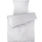 Mako Satin Bettwäsche - Pure Label - Weiß - 155x220 + 80x80cm