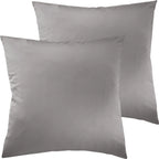 Satin Kopfkissen - Pure Label - Hellgrau - 2er Set 40x40cm
