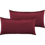 Mako Satin Kissenbezug Damast Streifen - Pure Label - Anthrazit - 80x80cm