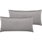 Satin Kopfkissen - Pure Label - Hellgrau - 2er Set 40x80cm