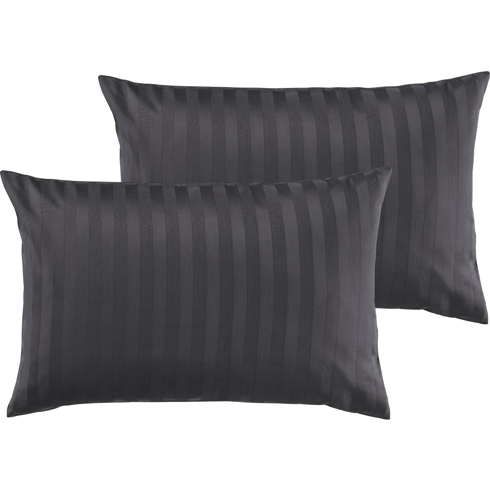 Mako Satin Kissenbezug Damast Streifen - Pure Label