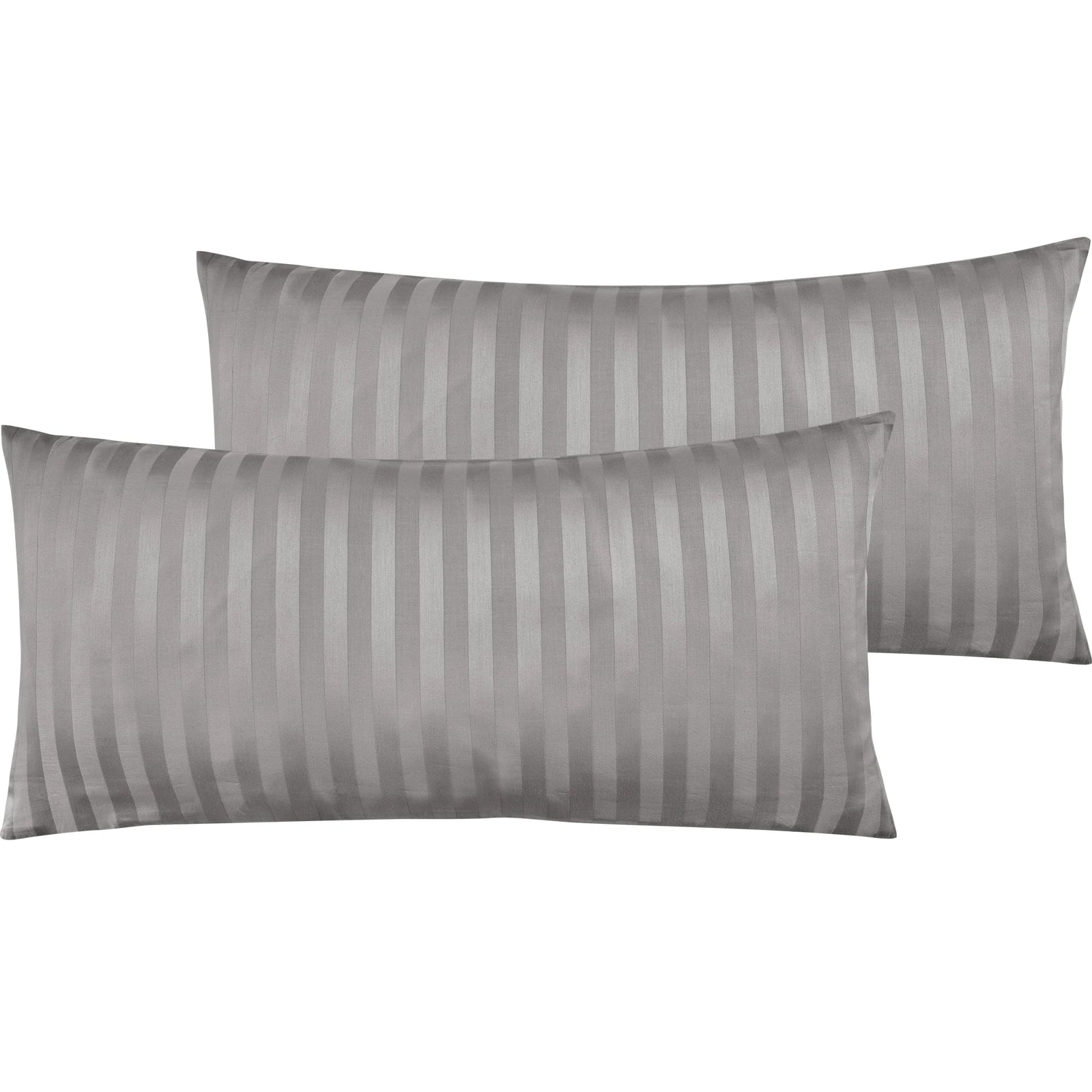 Mako Satin Kissenbezug Damast Streifen - Pure Label