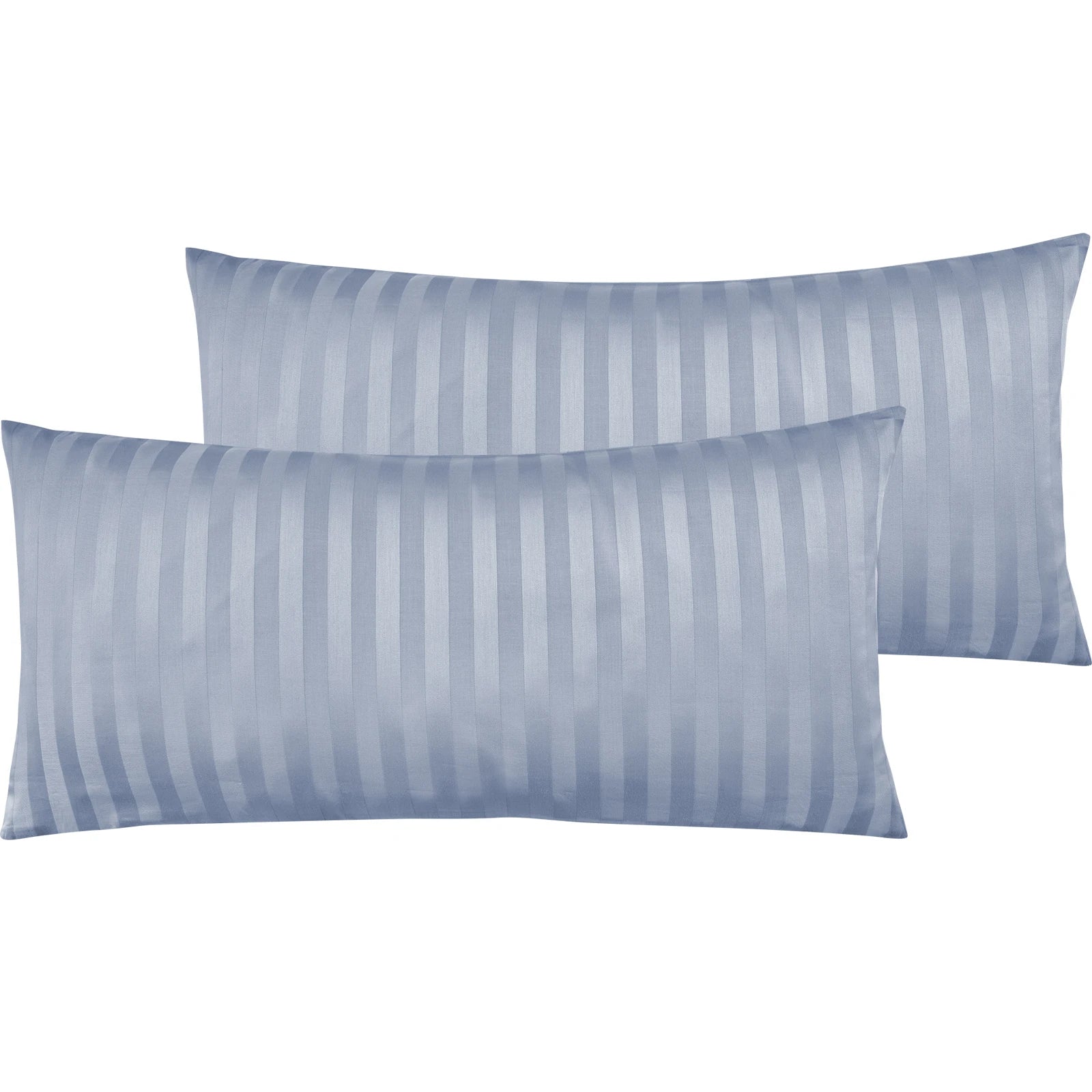 Mako Satin Kissenbezug Damast Streifen - Pure Label