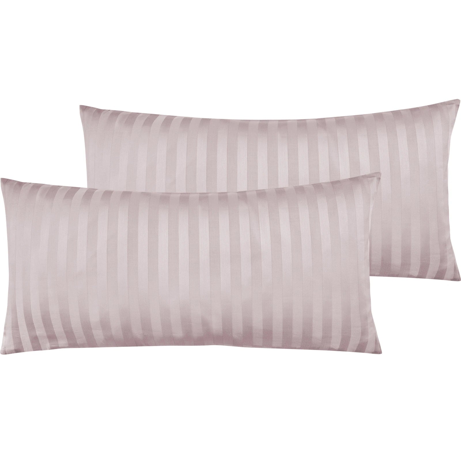 Mako Satin Kissenbezug Damast Streifen - Pure Label