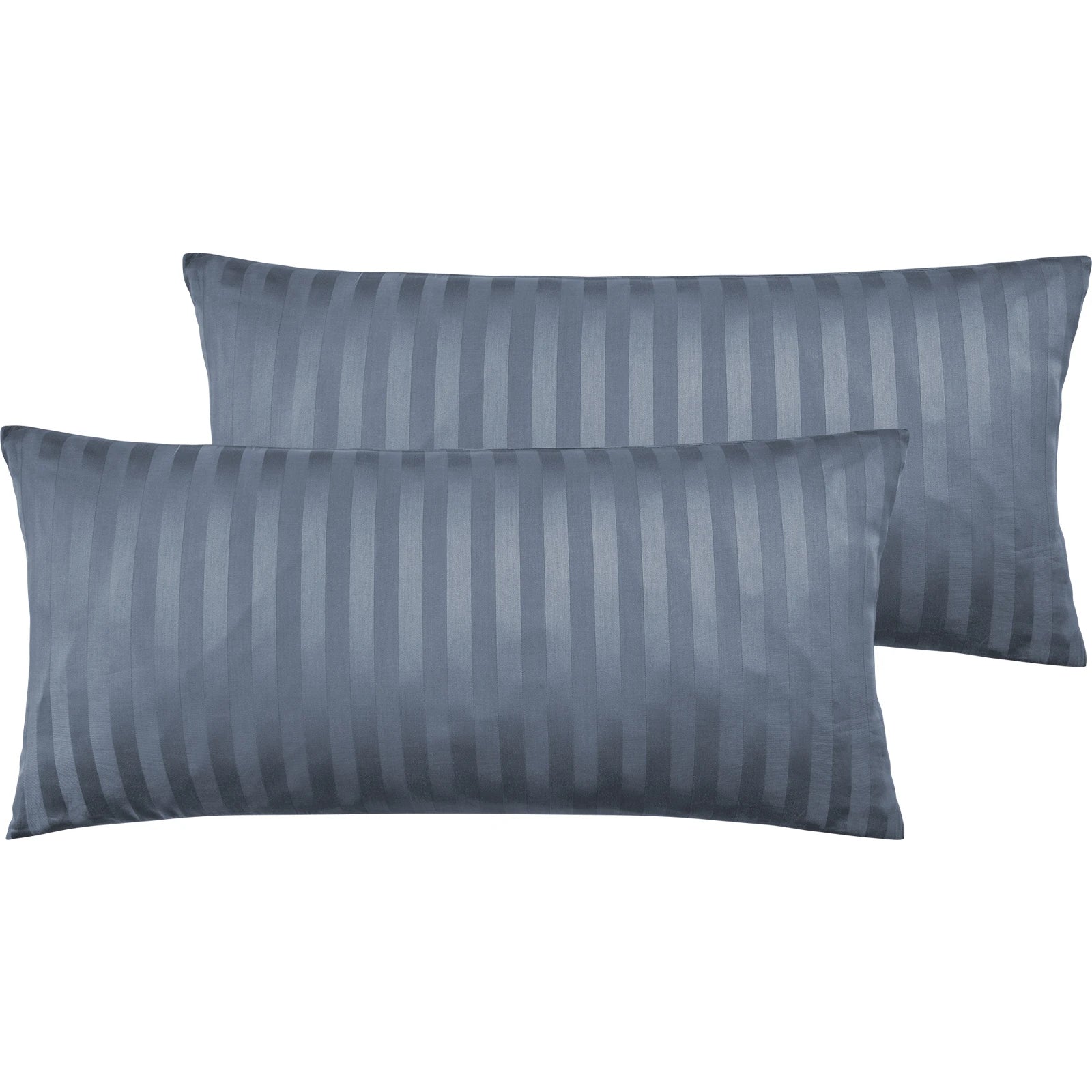 Mako Satin Kissenbezug Damast Streifen - Pure Label