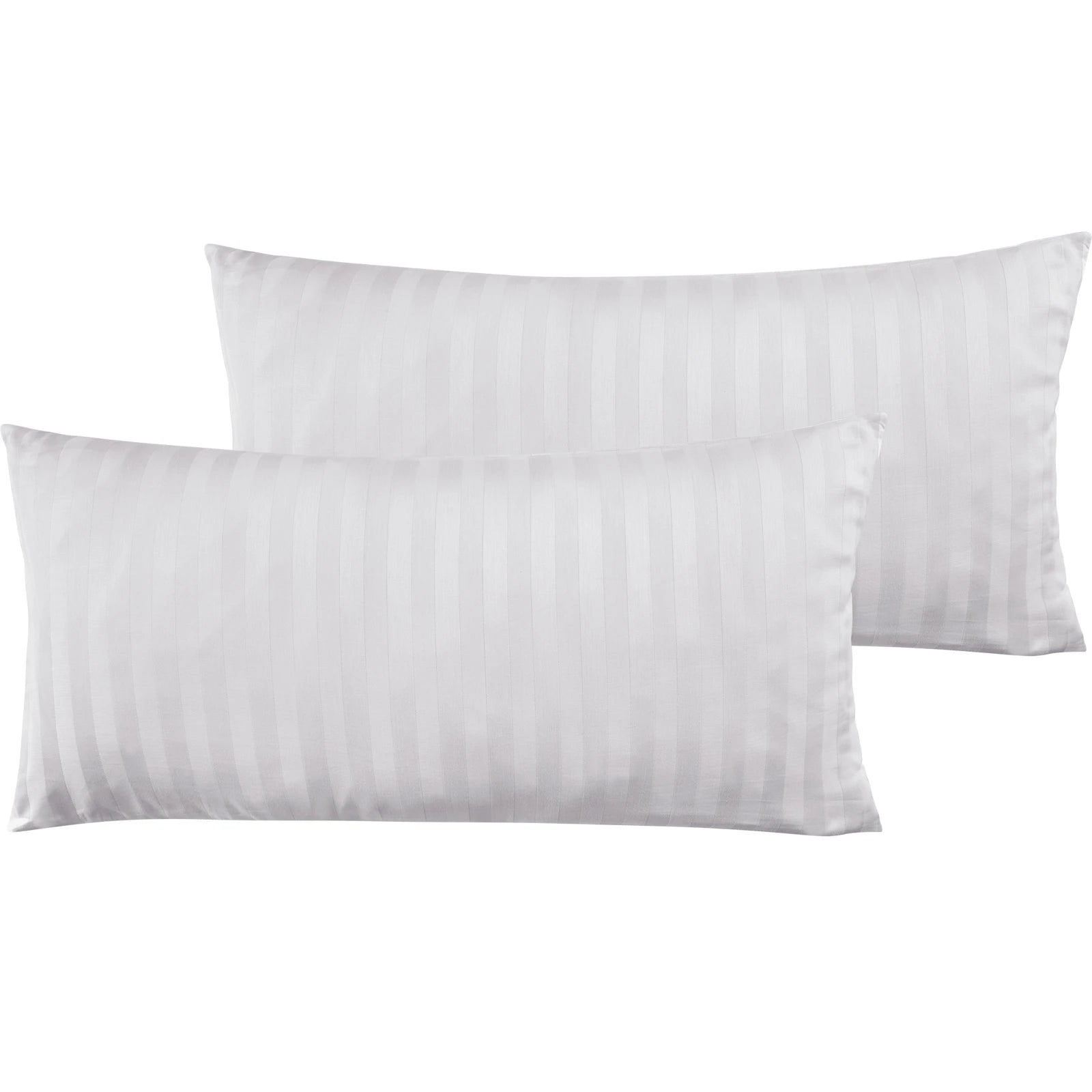 Mako Satin Kissenbezug Damast Streifen - Pure Label