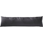 Mako Satin Kissenbezug Damast Streifen - Pure Label - Anthrazit - 80x80cm