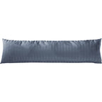 Mako Satin Kissenbezug Damast Streifen - Pure Label - Anthrazit - 80x80cm