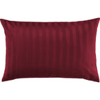 Mako Satin Kissenbezug Damast Streifen - Pure Label - Anthrazit - 80x80cm