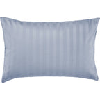 Mako Satin Kissenbezug Damast Streifen - Pure Label - Anthrazit - 80x80cm