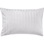 Mako Satin Kissenbezug Damast Streifen - Pure Label - Anthrazit - 80x80cm