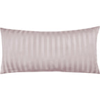 Mako Satin Kissenbezug Damast Streifen - Pure Label - Anthrazit - 80x80cm