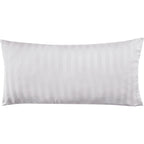 Mako Satin Kissenbezug Damast Streifen - Pure Label - Anthrazit - 80x80cm