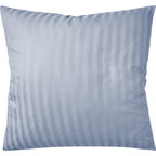 Mako Satin Kissenbezug Damast Streifen - Pure Label - Anthrazit - 80x80cm
