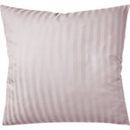 Mako Satin Kissenbezug Damast Streifen - Pure Label - Anthrazit - 80x80cm