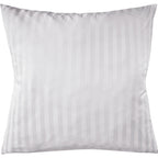 Mako Satin Kissenbezug Damast Streifen - Pure Label - Anthrazit - 80x80cm
