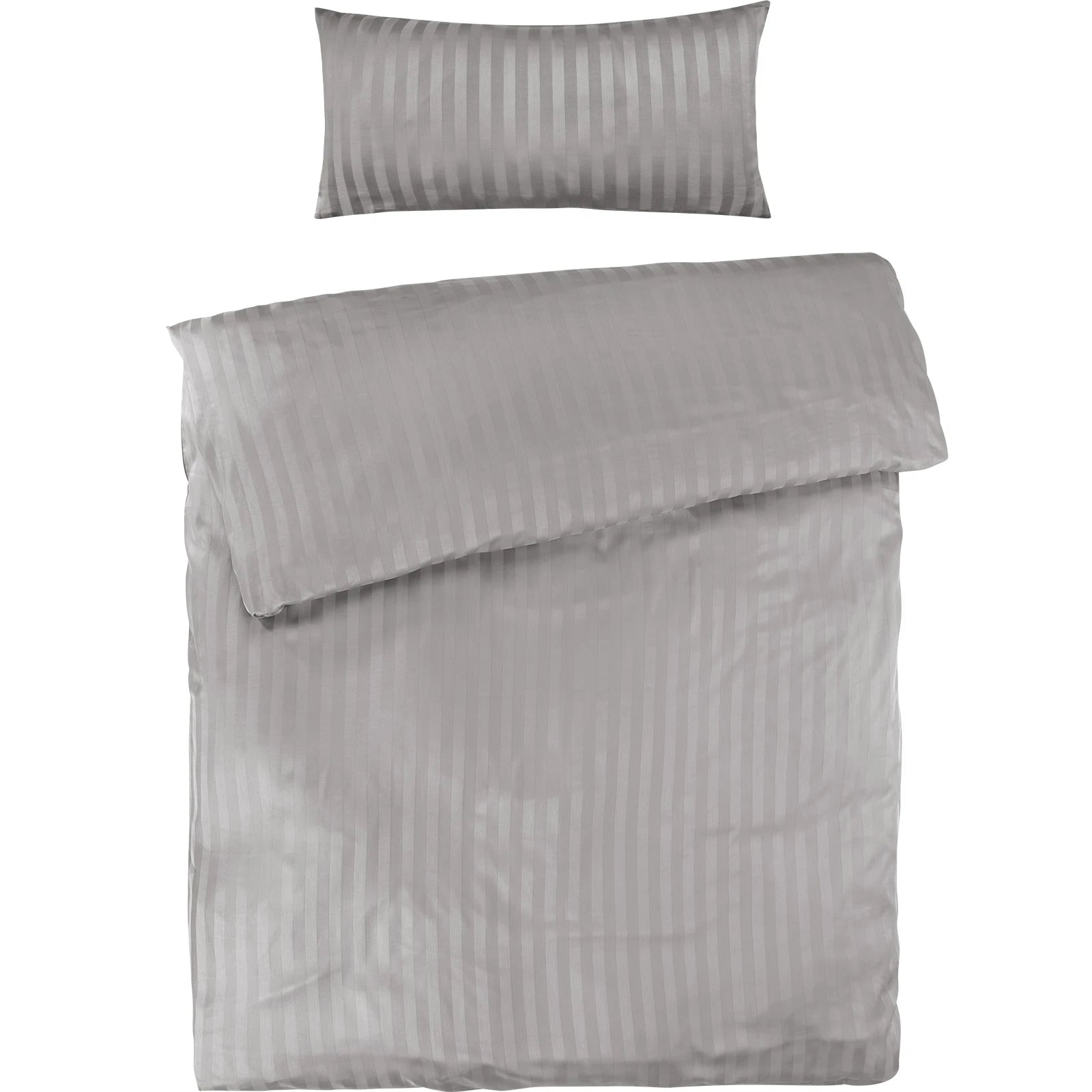 Mako Satin Damaststreifen Bettwäsche