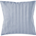 Mako Satin Kissenbezug Damast Streifen - Pure Label - Anthrazit - 80x80cm