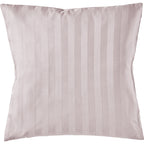Mako Satin Kissenbezug Damast Streifen - Pure Label - Anthrazit - 80x80cm