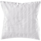 Mako Satin Kissenbezug Damast Streifen - Pure Label - Anthrazit - 80x80cm