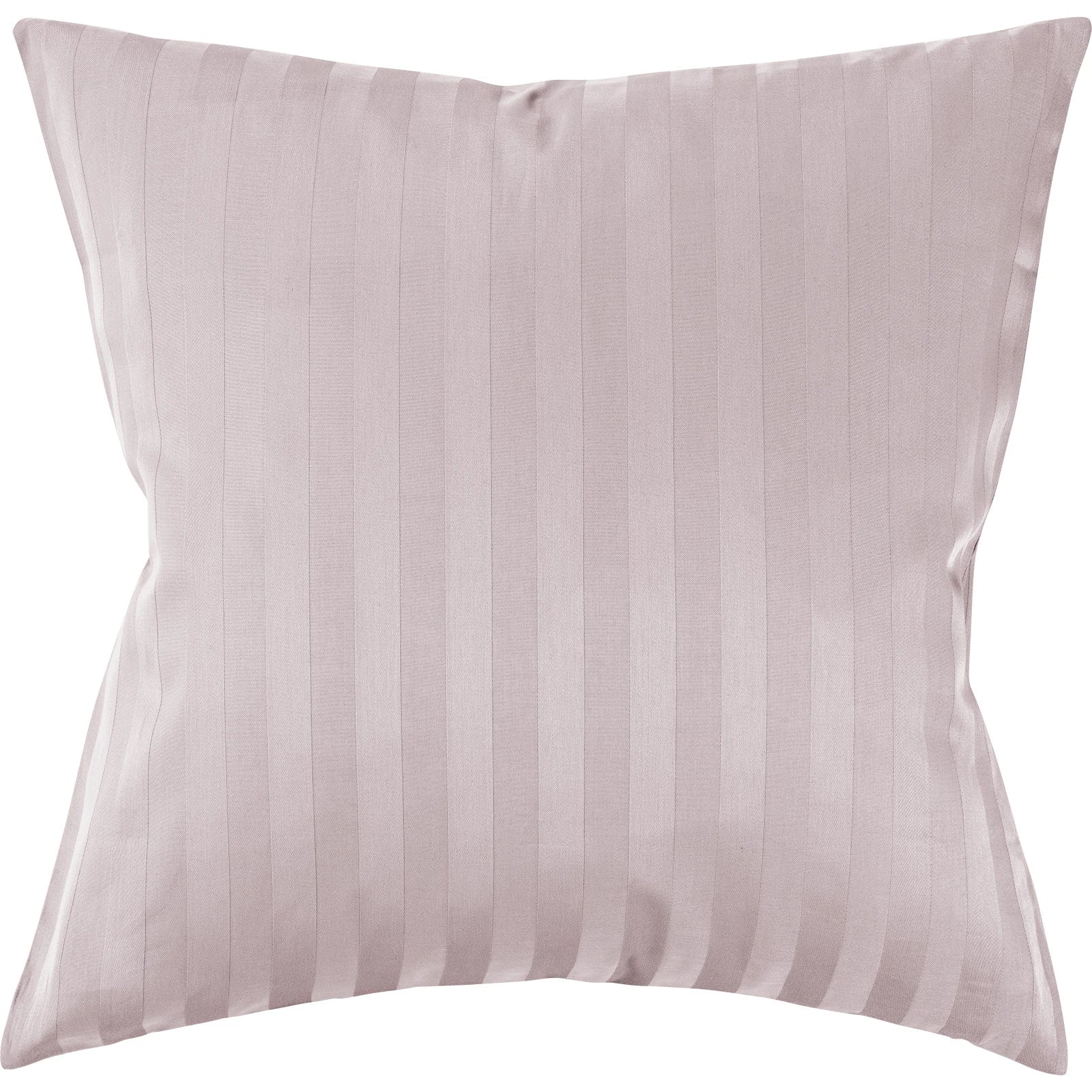 Mako Satin Kissenbezug Damast Streifen - Pure Label - Anthrazit - 80x80cm