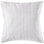 Mako Satin Kissenbezug Damast Streifen - Pure Label - Anthrazit - 80x80cm