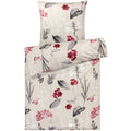Bettwäsche "Blumen" - Beige / 135x200 + 80x80 cm Pure Label