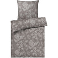 Bettwäsche "Flowers" - Taupe / 135x200 + 80x80 cm Pure Label