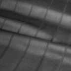 Kissenbezug Mako Satin mit Streifen - Anthrazit - 40x80