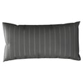 Kissenbezug Mako Satin mit Streifen - Anthrazit - 40x80