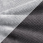 Handtuch Set "Popcorn" - Sableigrün / Stein / 2tlg. 2x70x140 cm Pure Label