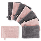 Handtuch Set "Popcorn" - Sableigrün / Stein / 2tlg. 2x70x140 cm Pure Label