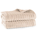 Duschtuch "Waves" - Beige / 2x 70x140cm Pure Label