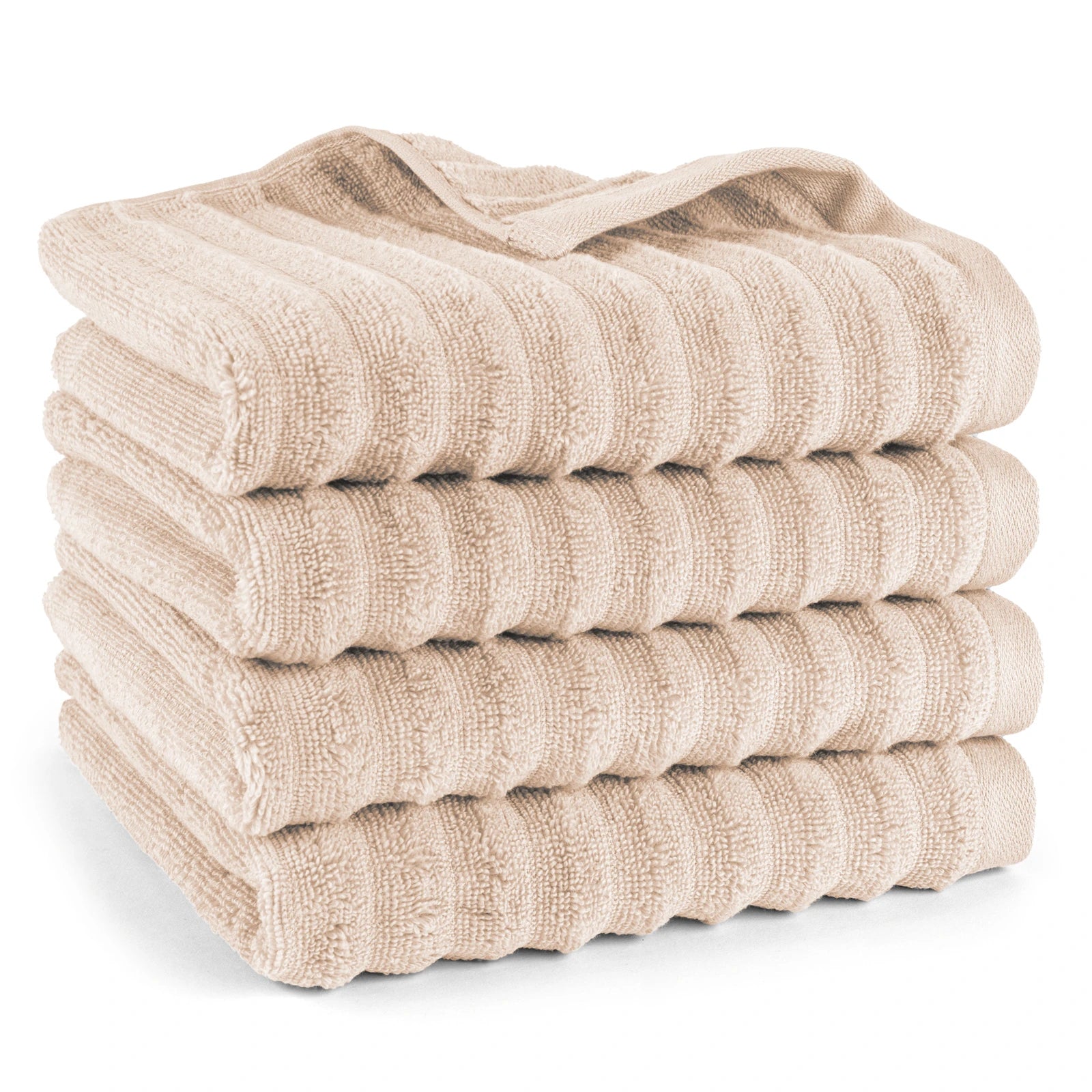 Handtuch "Waves" - Anthrazit / 4x 50x100cm Pure Label