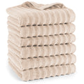 Handtuch "Waves" - Anthrazit / 4x 50x100cm Pure Label