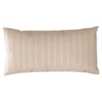 Kissenbezug Mako Satin mit Streifen - Beige - 40x80