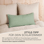 Musselin Bettwäsche Sets - Beige - 2x155x220 + 2x40x80 cm