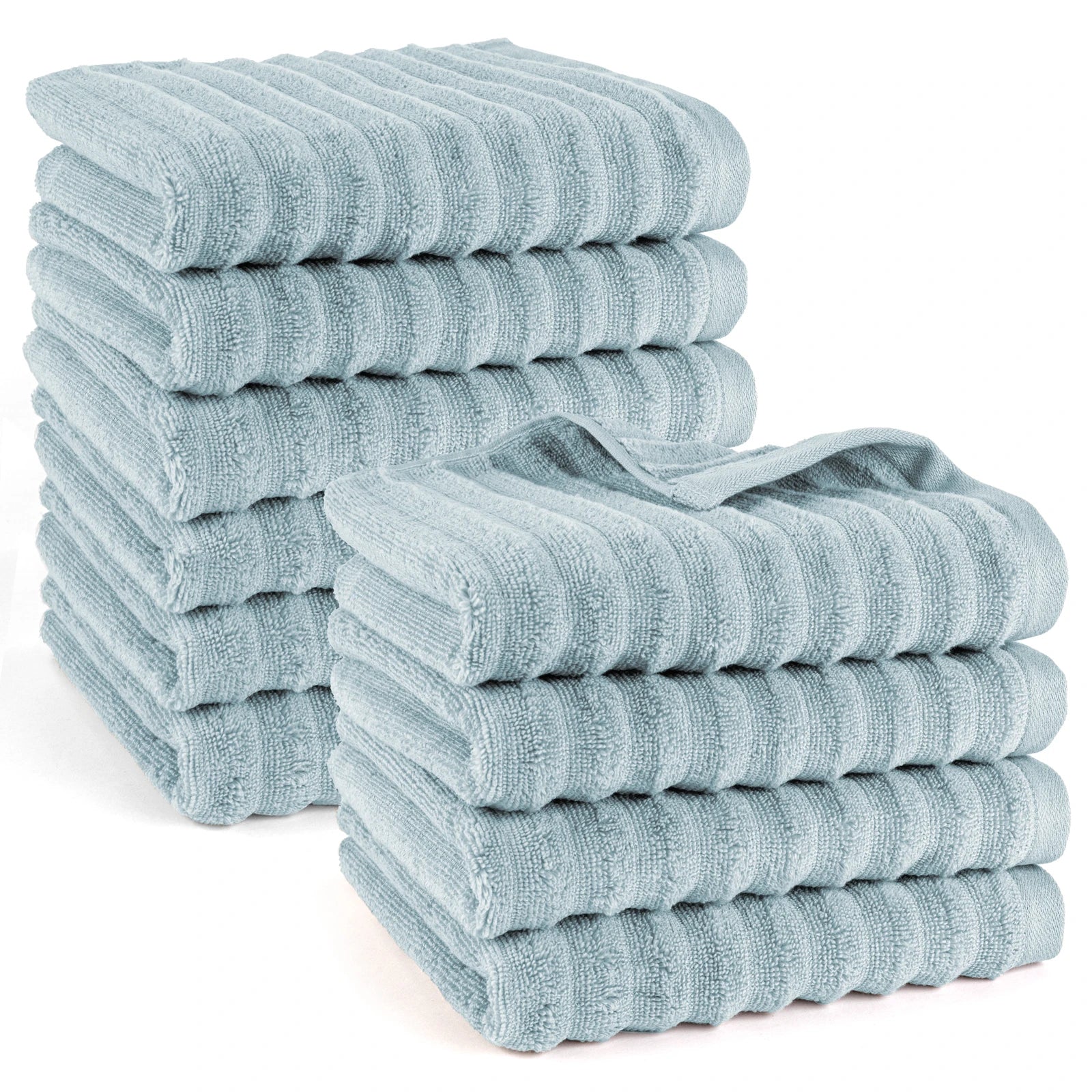 Handtuch "Waves" - Anthrazit / 4x 50x100cm Pure Label