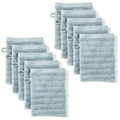 Waschlappen "Waves" - Anthrazit / 4x 16x21cm Pure Label