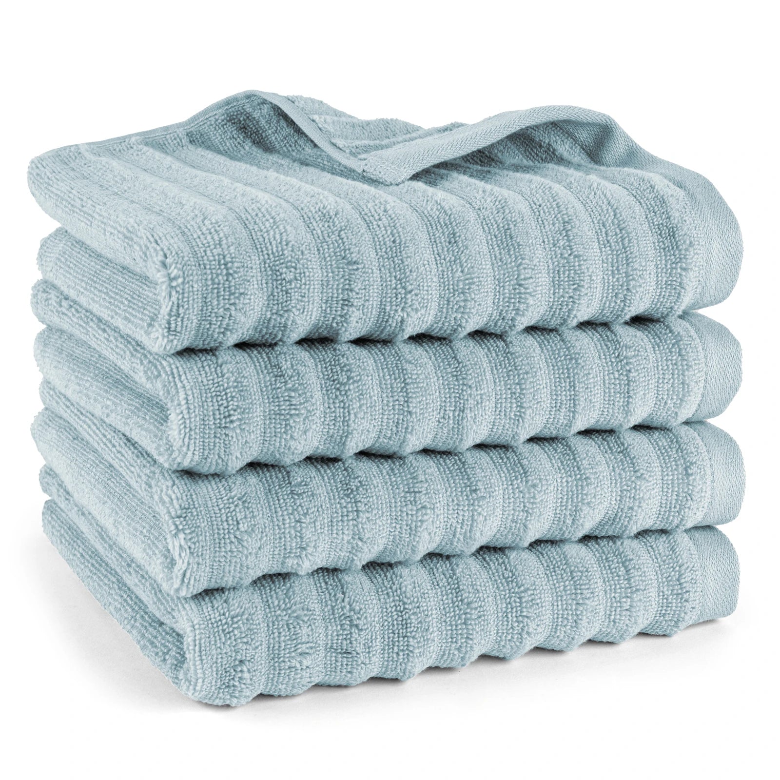 Handtuch "Waves" - Anthrazit / 4x 50x100cm Pure Label