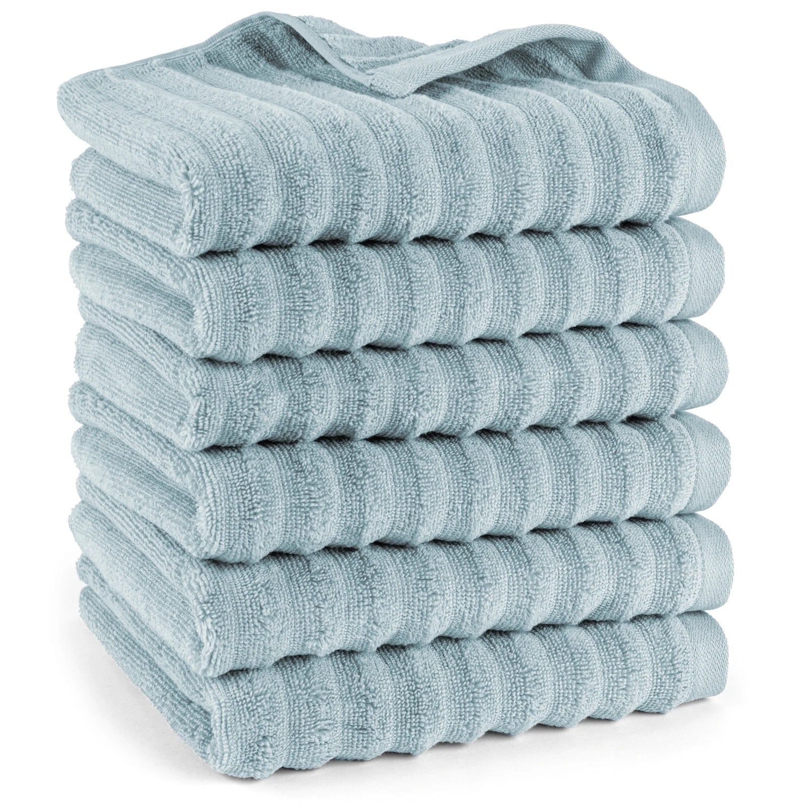 Handtuch "Waves" - Anthrazit / 4x 50x100cm Pure Label