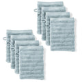 Waschlappen "Waves" - Anthrazit / 4x 16x21cm Pure Label